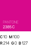 클래식부산 Main Color / PANTONE 2385 C / C10 M100 / R214 G0 B127