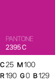 클래식부산 Main Color / PANTONE 2395 C / C25 M100 / R190 G0 B129