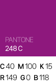 클래식부산 Main Color / PANTONE 248 C / C40 M100 K15 / R149 G0 B118