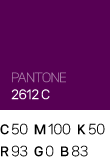 클래식부산 Main Color / PANTONE 2612 C / C50 M100 K50 / R93 G0 B83